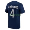 Maillot de Supporter Paris Saint-Germain Sergio Ramos 4 Domicile 2022-23 Pour Homme